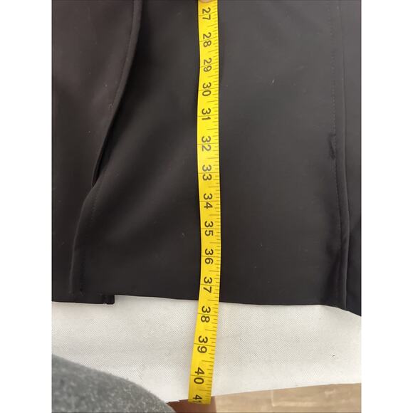 Kate Spade swing trench coat jacket black M medium white lining single breasted - Picture 7 of 7